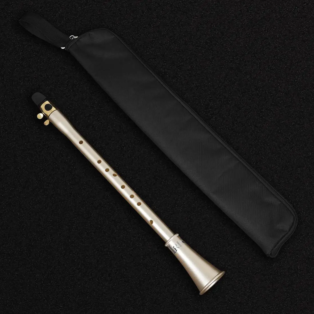 Mini Pocket Clarinet bE Sax Portable Clarinet Saxophone Little Saxophone with Carrying Bag Woodwind Instrument