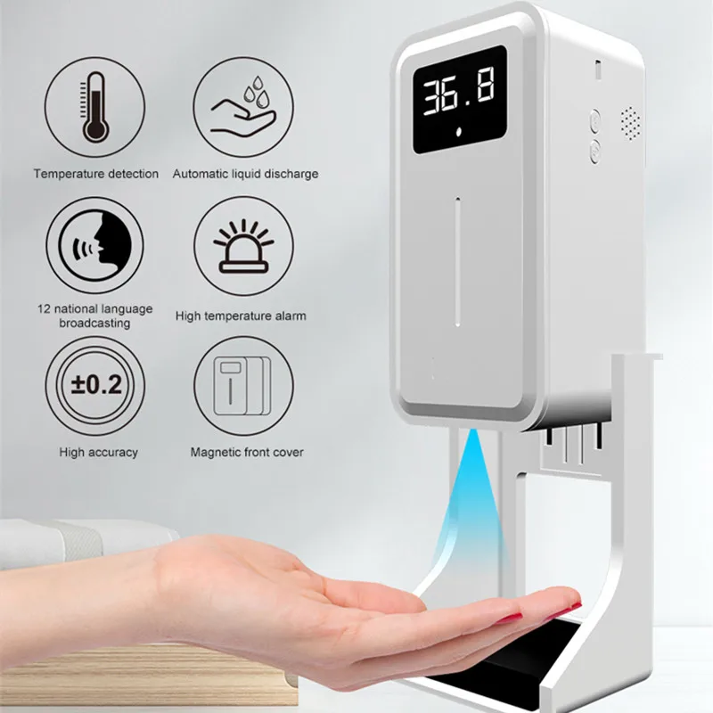 

450ml Liquid Dispenser Automatic Hand Washing Washer Intelligent Induction Disinfection Machine For Kitchen Bathroom Dispenser