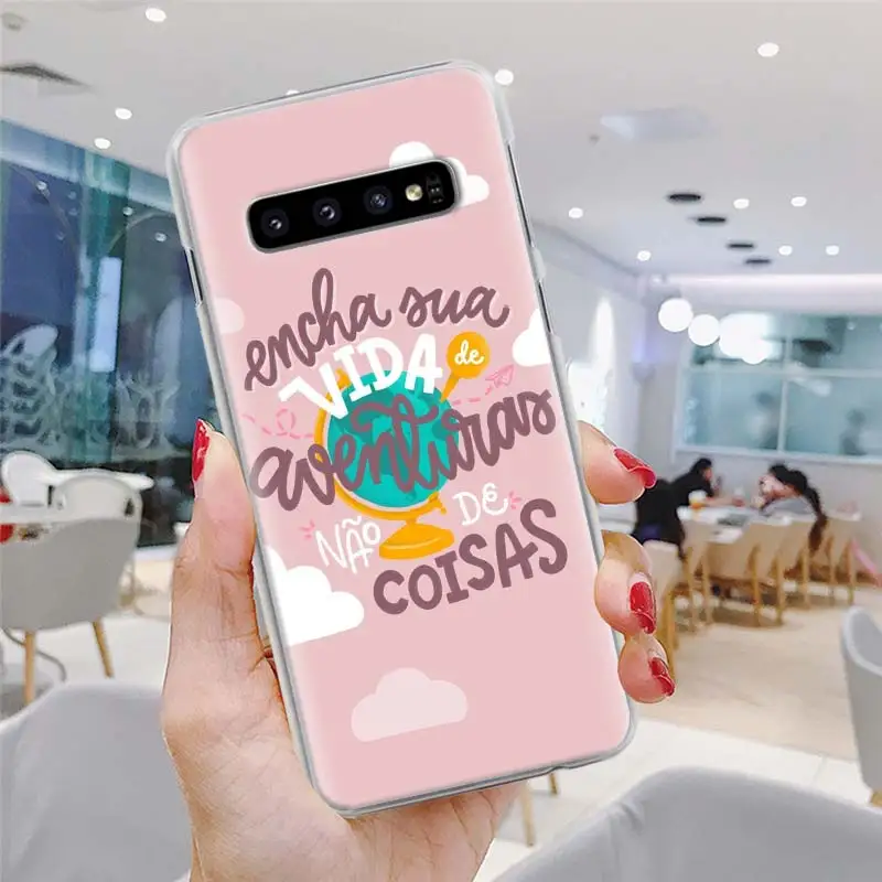 Карта мира самолет Дорожный Чехол для телефона для samsung Galaxy S10 S10e S8 S9 Plus Note 10 Plus 9 8 S6 S7 Edge Твердый Чехол