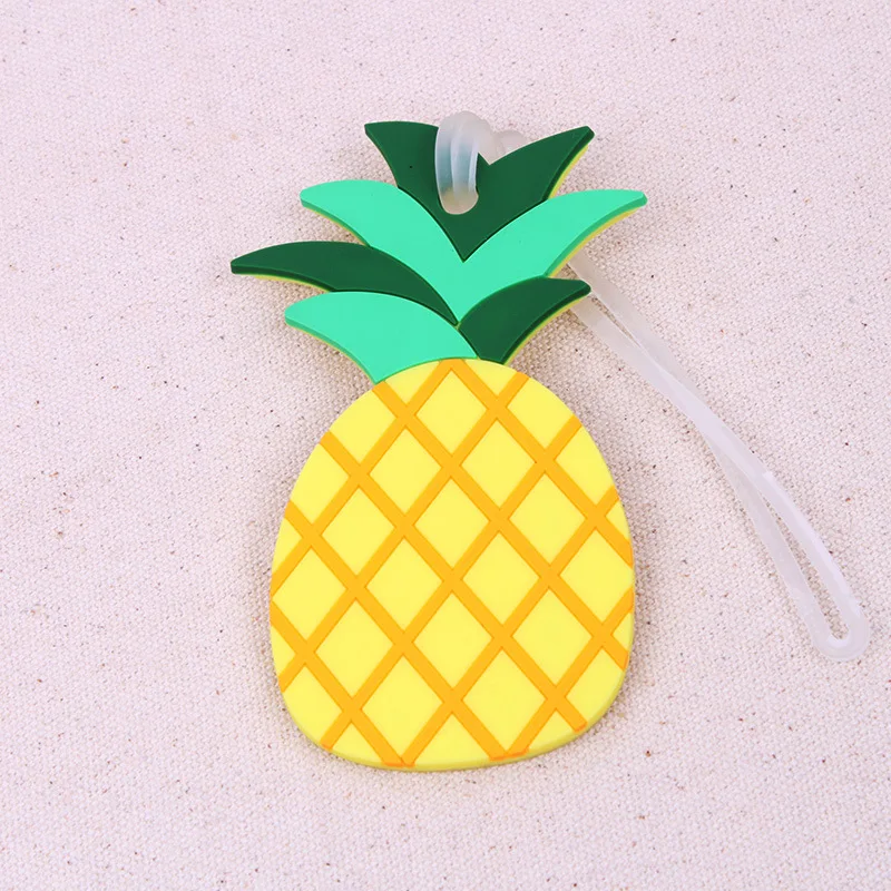 20Pcs/lot Resin Wedding gifts of Pineapple design luggage tags for guests and Fruit themed Party decoration favor | Дом и сад