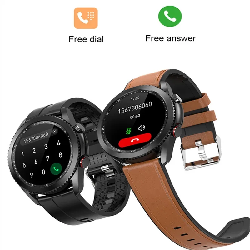 t40 fashion smart watch bluetooth call men 1 3hd full touch wearable device long standby sports smartwatch for android ios free global shipping