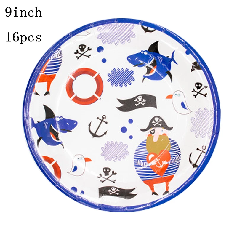 Buccaneer тематическая вечеринка искусственная коробка для попкорна набор