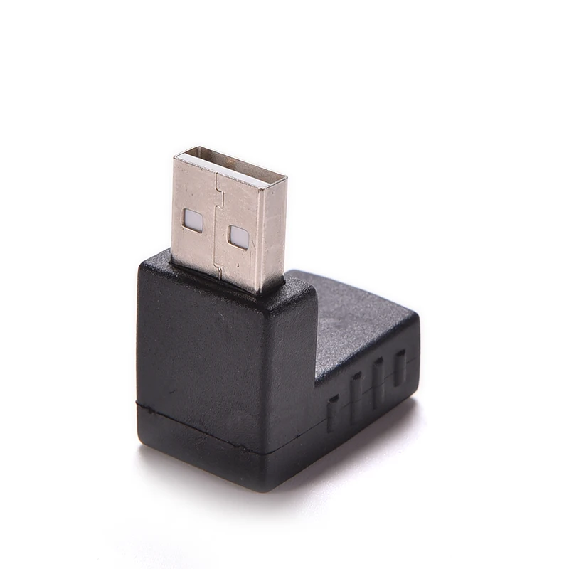 Адаптер под прямым углом USB 2 0 шт. 90 градусов Мужская Женская лампа для ноутбука