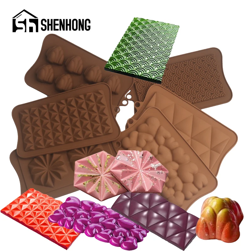 

Силиконовые формы SHENHONG для шоколада, 6 видов, кухонная форма для конфет, детские милые инструменты для выпечки