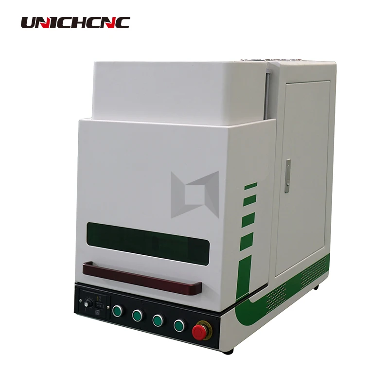 Небольшая волоконная лазерная маркировочная машина для металлической и