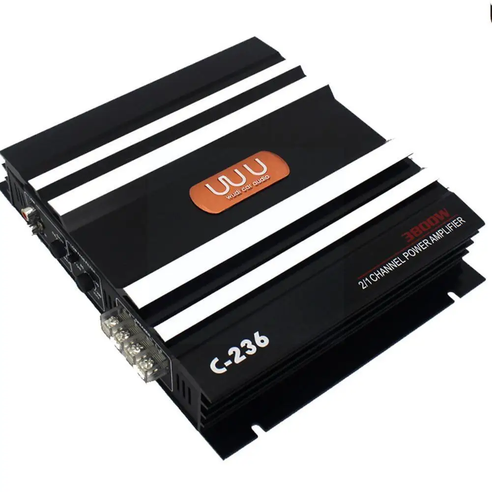 

12V 400W Car Audio Amplifier Multichannel Powerful Bass Module Player Surrounds Fast Heat Dissipat Automotive Board Subwoof C4Y3