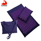KoKossi Lotus Спайк Акупрессура Мат Массажный коврик коврики для йоги Подушка с мешок Подушка для иглоукалывания