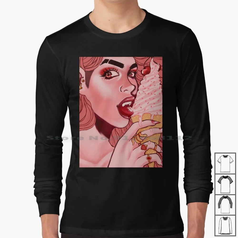 

Sweet Succubus Long Sleeve T Shirt Demon Succubus Sexy Pink Cute Aesthetic