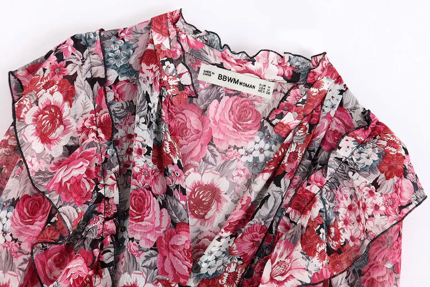 2019 зимнее Новое Каскадное Элегантное Длинное платье с цветочным принтом женское