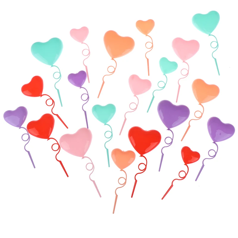 4 шт. романтические топперы для торта красивая девушка тени спины воздушные шары