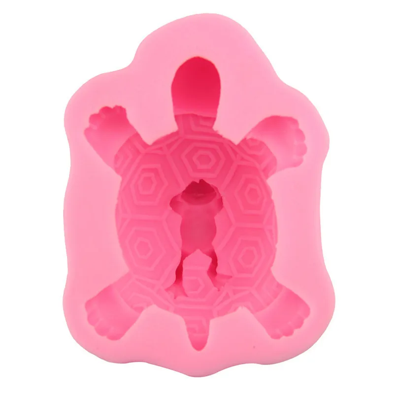 3D силиконовая форма для мыла Money Turtle украшения животных шоколадные формы выпечки
