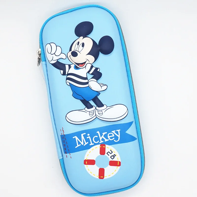Замороженные Микки и Минни Маус милый пенал disney пенал с мультяшным рисунком Белоснежки и принцессы с длинными волосами ящик детского подарка - Цвет: F