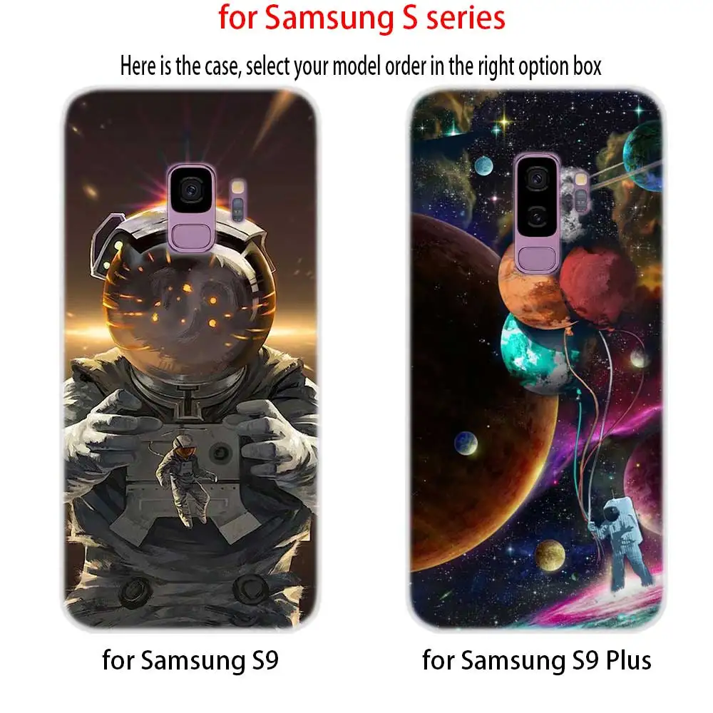 Мягкий силиконовый чехол для Samsung S21 S20 S11 S10 S9 S8 Plus lite 11e 10e Uitra S7Edge любовь луна