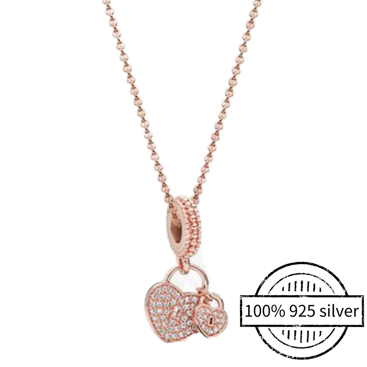 hot sale 100 925 sterling silver necklace fit original pando brand diy jewelry for women girlfriend gift high quality free global shipping