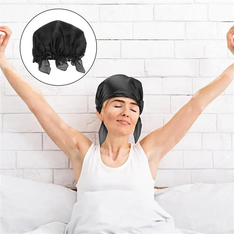 

1Pc Durable Simple Creative Practical Adult Cap Sleeping Hat Sleep Night Cap for Home