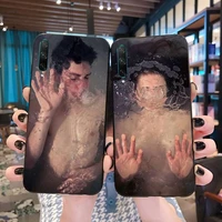 cutewanan abstract art underwater boy and girl phone case capa for huawei p40 p30 p20 lite pro mate 20 30 pro p smart 2019 prime