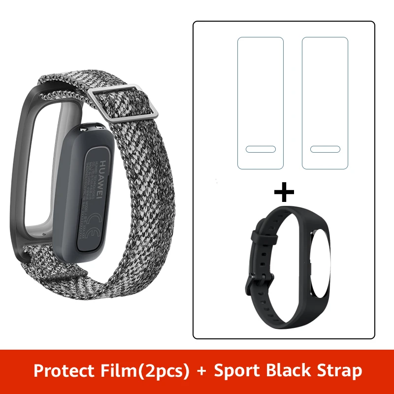 Grey Add StarpFilms Смарт-браслет HUAWEI Band 4e Basketball Wizard с двумя режимами ношения и сроком службы батареи 14 дней - Цвет: Grey Add StarpFilms