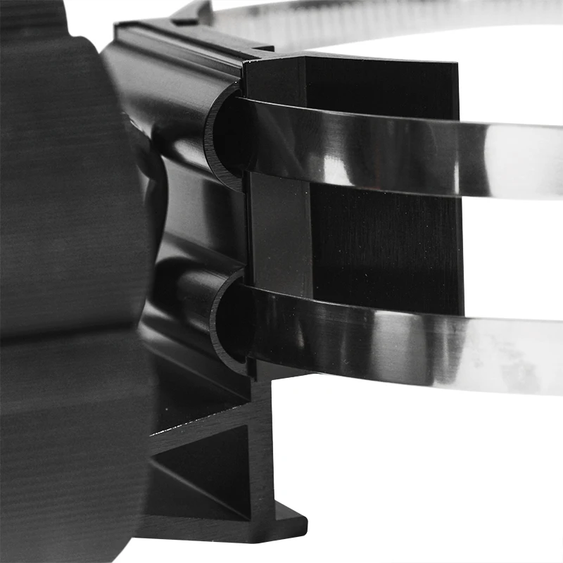 Вентилятор с двумя головками 8 лезвия работает алюминиевых бесшумный