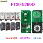 Lonsdor FT20-5290D 433,92 МГц спросить без ключа Go смарт-ключ платы 4D чип для Toyota Venza Lexus RX LS460 GX460 доска 5290