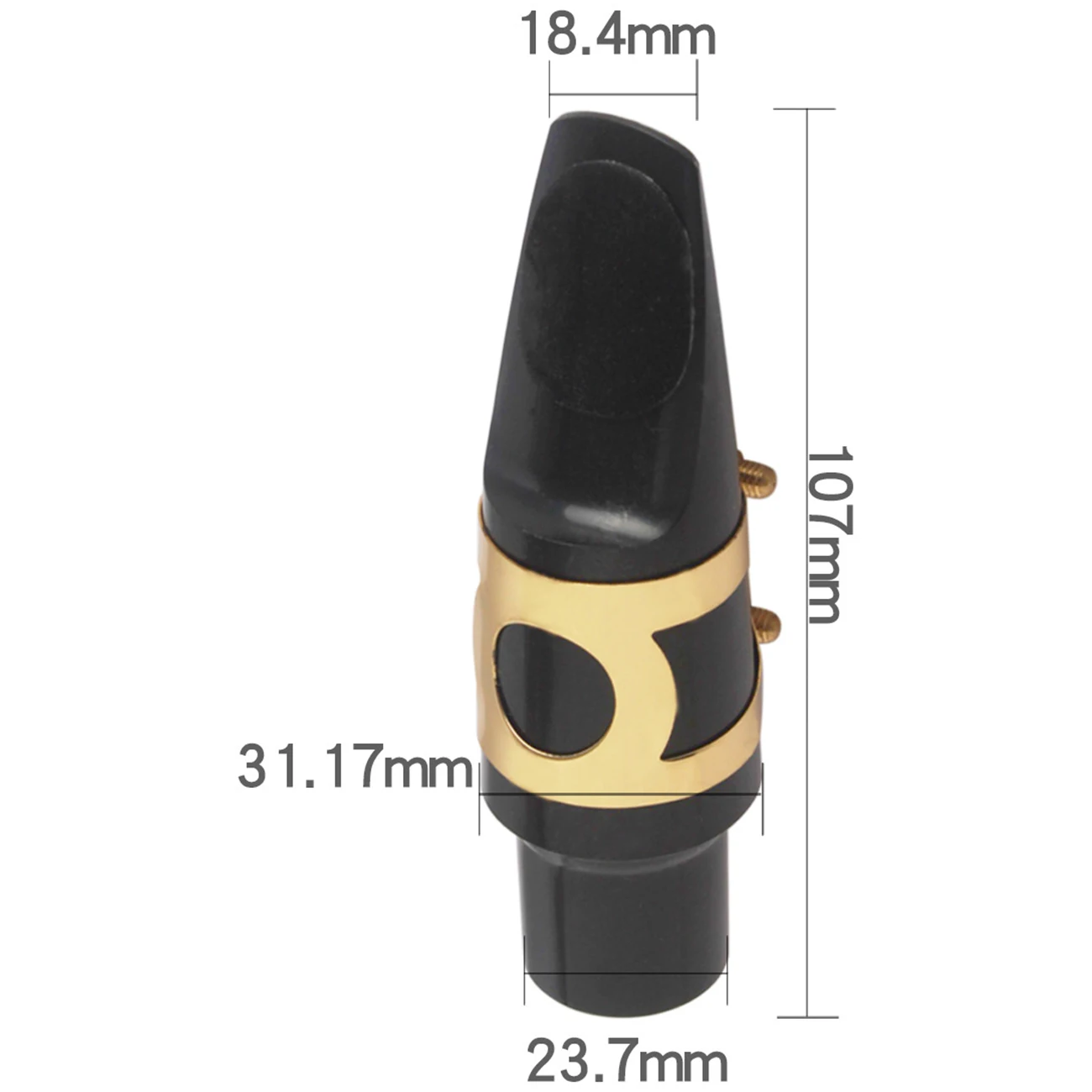 

5pcs/Set Saxophone Mouthpiece+Clip+Clip Cap+Reed+Dental Pad for Alto/Tenor/Soprano Sax Musical Instrument Accessories