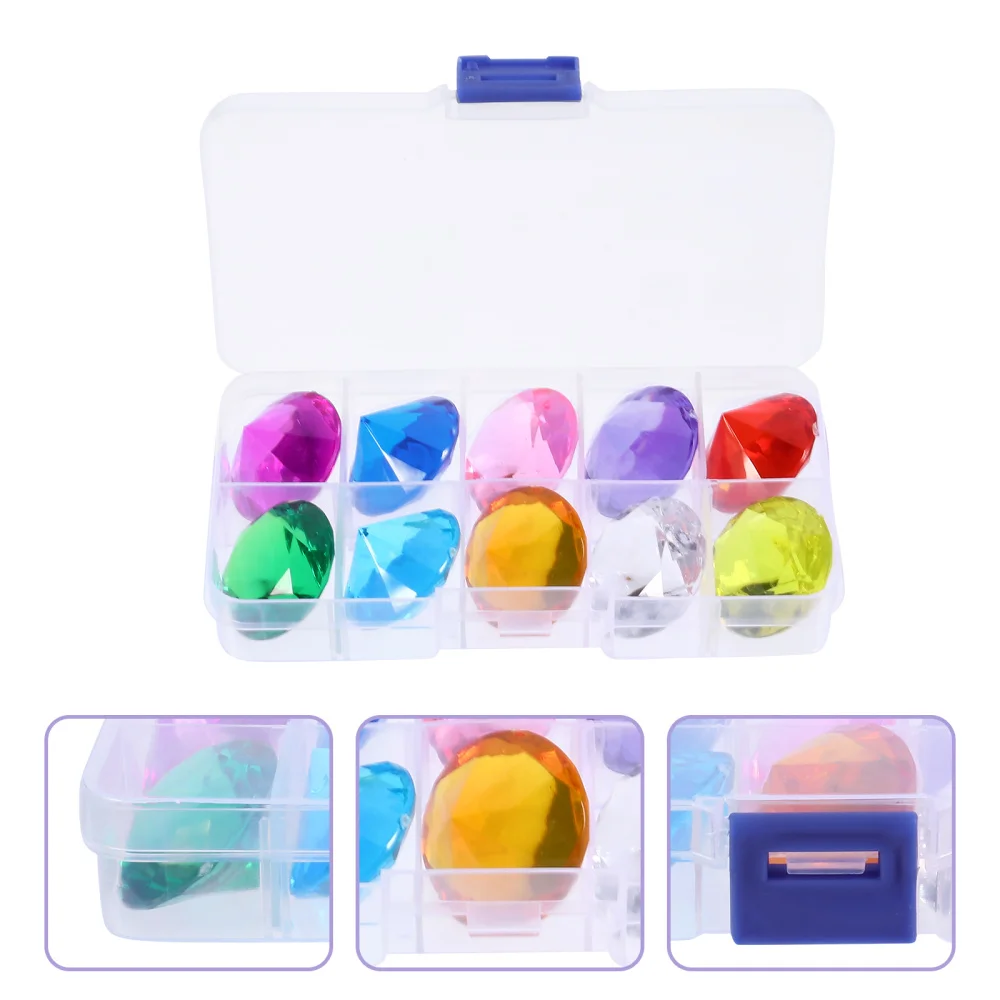 

1 Set DIY Gems Toys Girls Kids Gems Jewelry Handcrafts Accessories