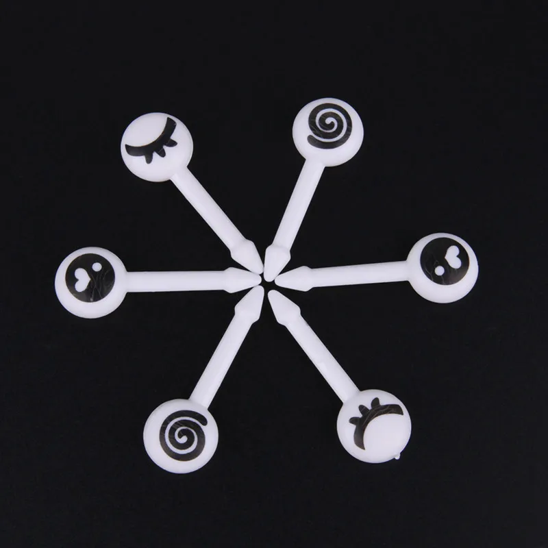 10 шт./компл. мини вилка для фруктов многоразовая пластиковая фруктовая