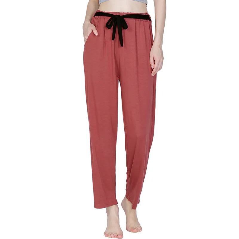 Брюки женские эластичные с высокой талией спортивные штаны для танцев