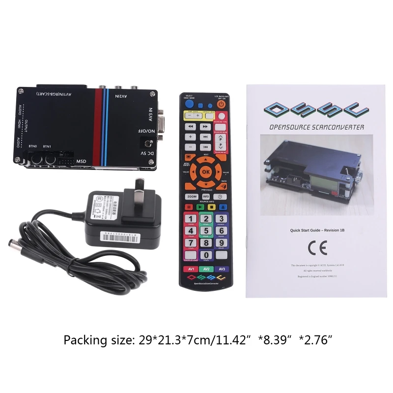 Enhanced Edition OSSC-X конвертер комплект для преобразования видео чехол телефона в виде