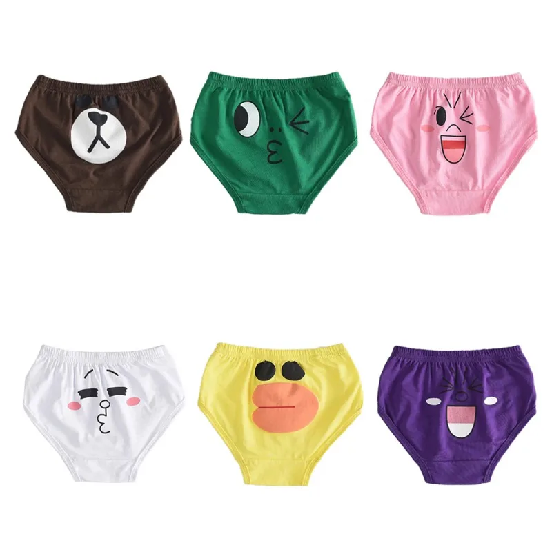 

3-8Y Baby Toddler Girl Boy Cotton Cute Breathable Soft Animal Print Underwear Panties Training Briefs