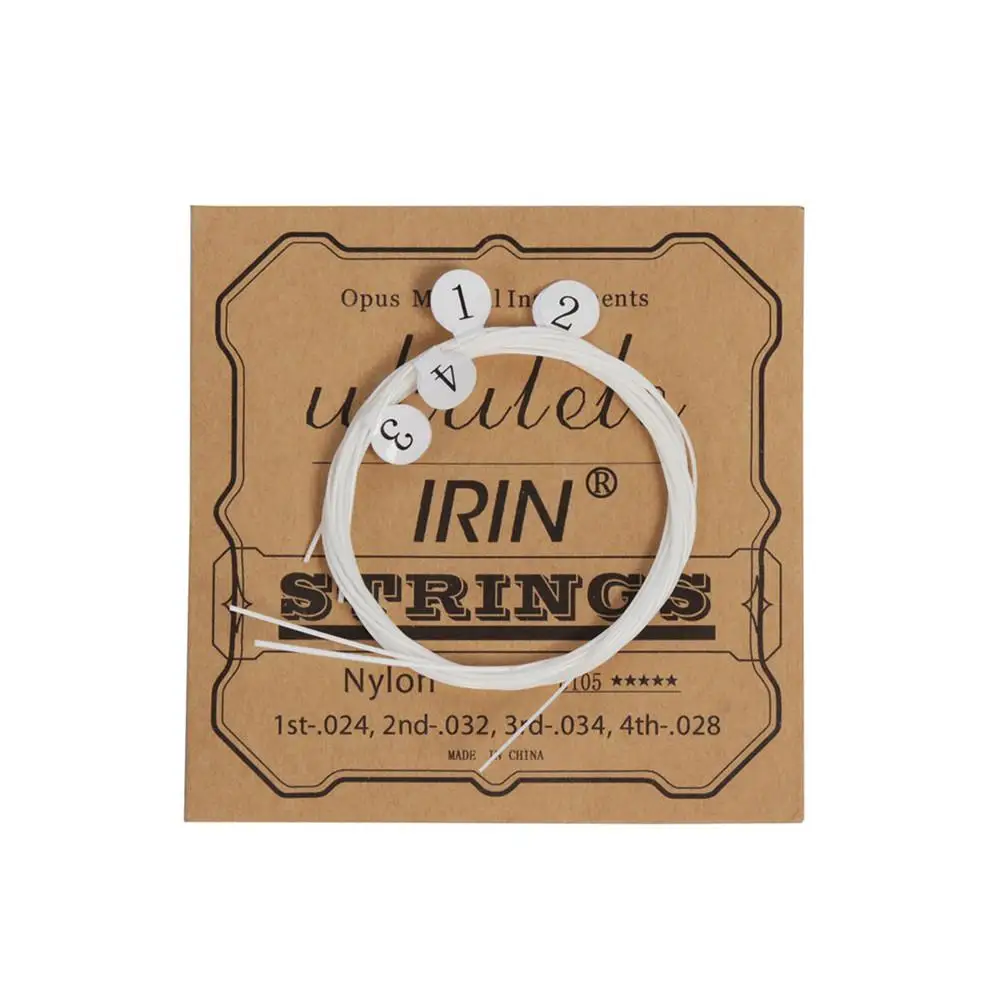

4pcs/set U105 Ukulele Strings Nylon Soprano Concert Tenor Mini Guitar Ukelele Strings Musical Instrument Replacement Part