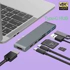 USB 3.0 Type-C Hub к HDMI 4K адаптер USB C Thunderbolt 3 Hub 3,1 TF SD Reader слот PD для MacBook Pro Air 3,0 2020