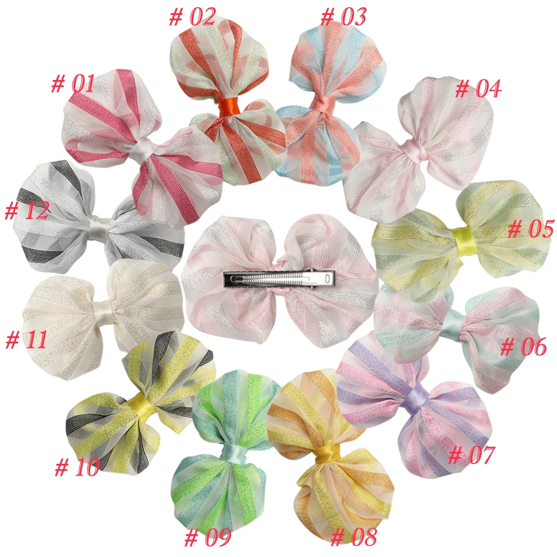 1 шт. детская заколка для волос с бантом 4 дюйма|bow clip|kids headweargirls hair bows |