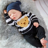 Maywaysky 18" Vinyl Sleeping Reborn Doll With White Skin Realistic Newborn Baby