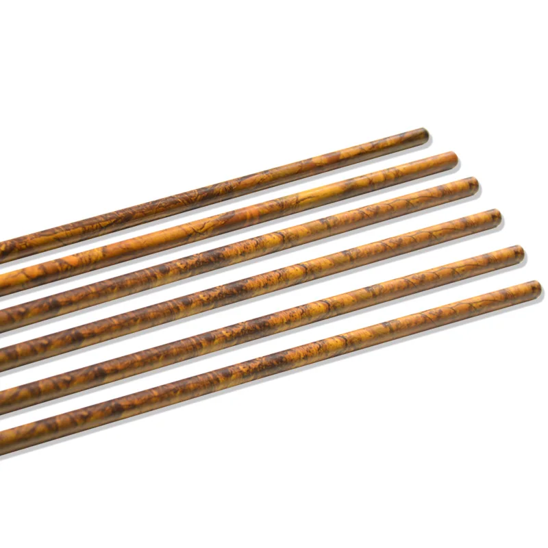 30 дюймов камуфляж чистый углерод Стрелы Вал OD7.2mm ID6.2mm Spine250-600 DIY стрелы лук и стрела