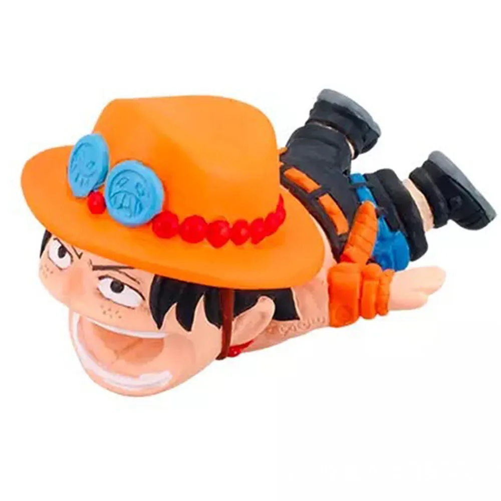 Защитный чехол для зарядного кабеля Mini с рисунком из мультфильма one piece Luffy, защита для передачи данных, usb-кабель для передачи данных, зарядный кабель, защитный рукав - Цвет: E