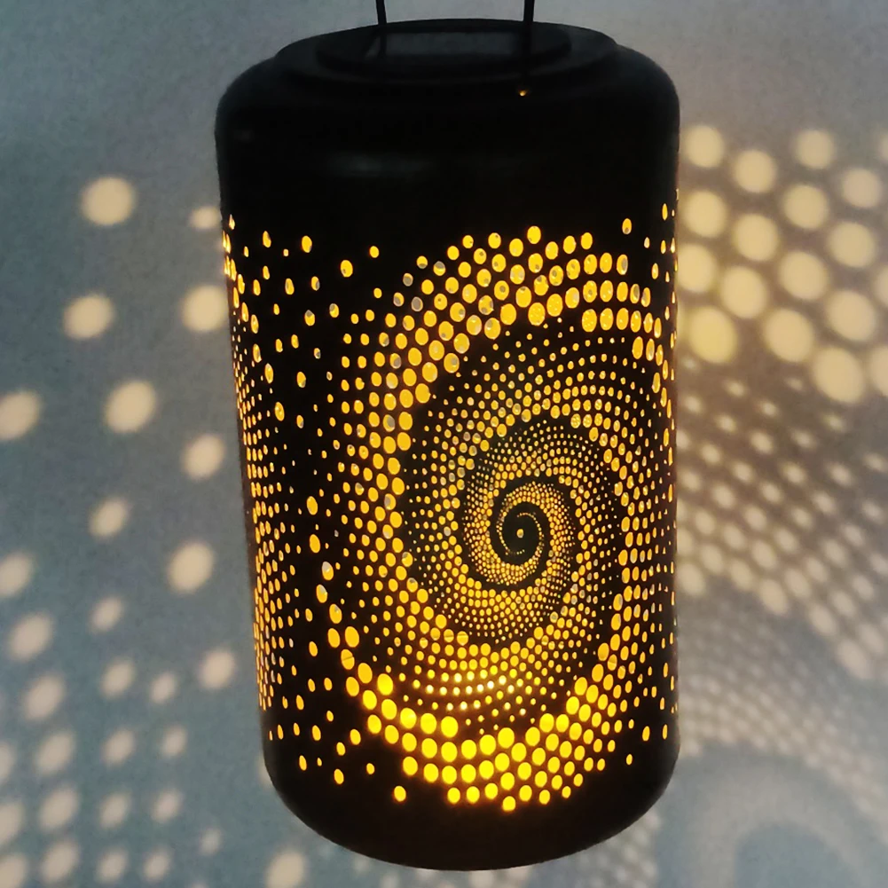 

Садовый подвесной светильник на солнечной батарее, водонепроницаемые светодиодсветодиодный лампы с ручкой в стиле ретро для украшения сад...