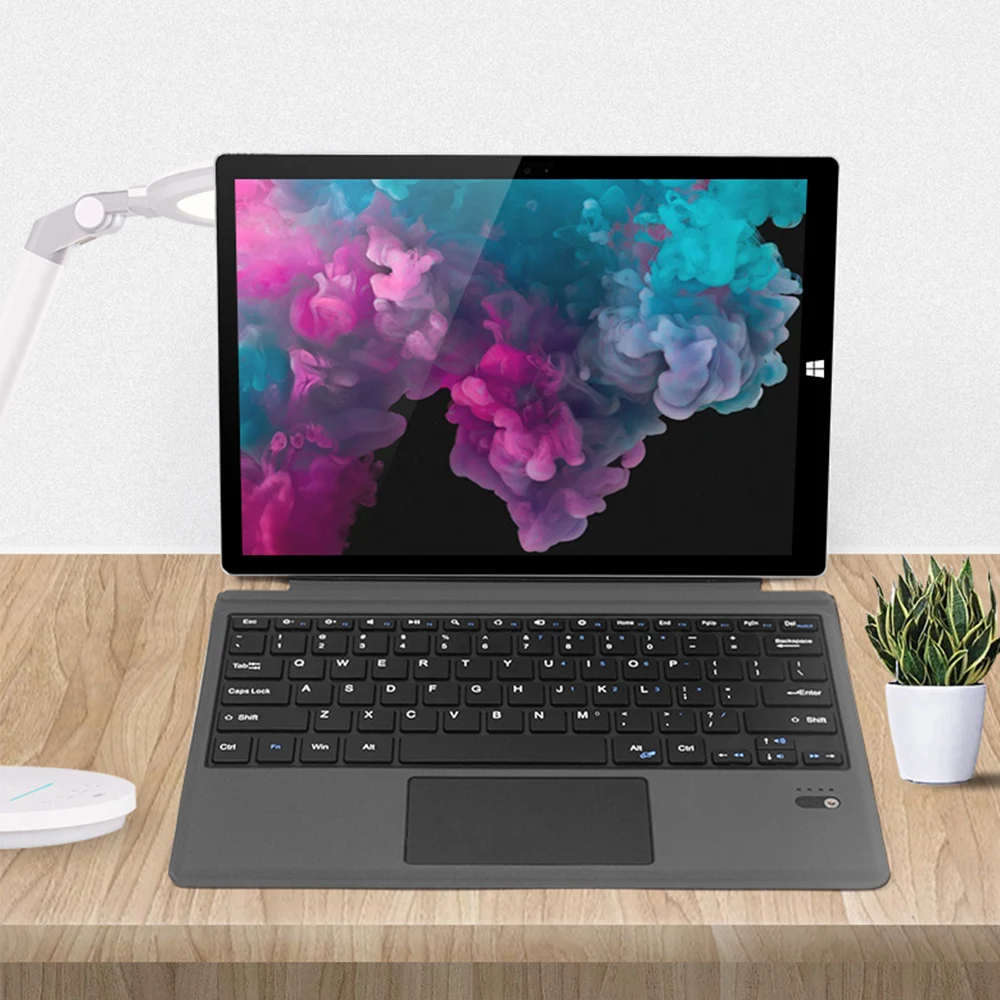 

Vococal Portable Ultra-Slim Tablet Wireless Magnetic Keyboard Keypad with Trackpad for Microsoft Surface Pro 3 4 5 6