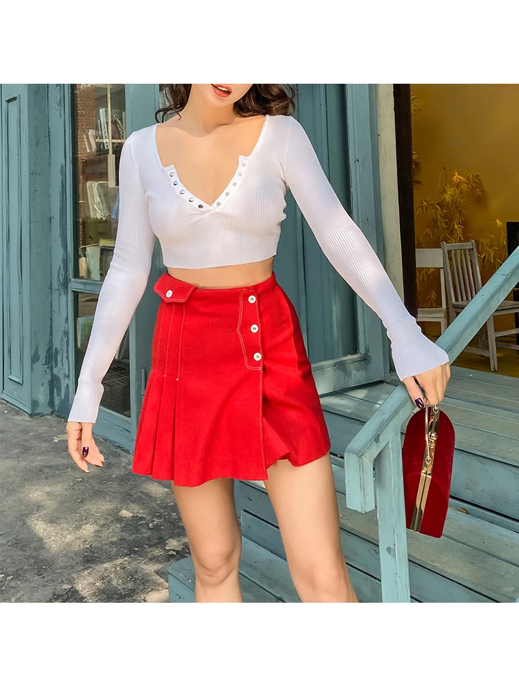 2019 осень-зима супер практичные высокие эластичные обтягивающие короткие