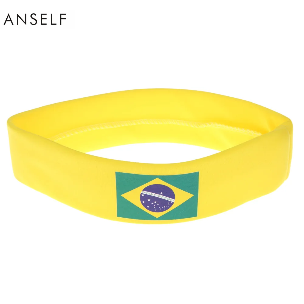 Германия/Франция/taly/Испания Флаг Повязка На Голову Sweatband веселый отряд Футбол