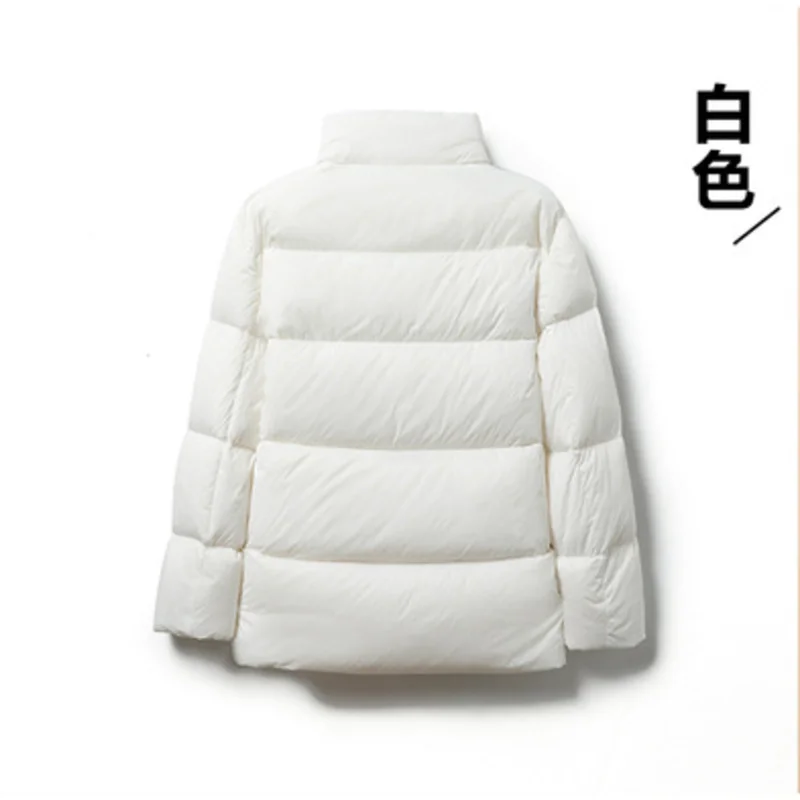 

Autumn and winter 2021 new Korean leisure fashion down jacket women's short bread jacket white duck down thickened jacket trend