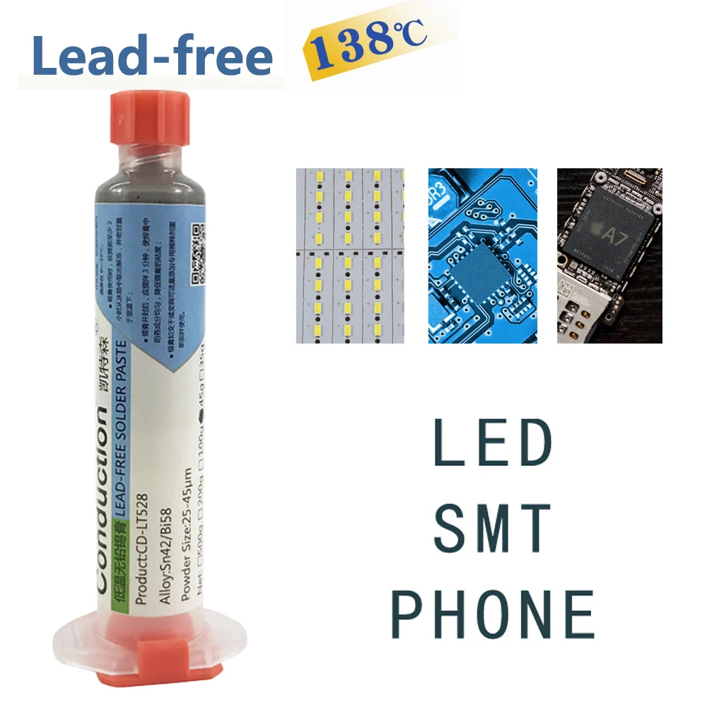 Шприц жидкий флюс бессвинцовая паяльная паста BGA сварочный инструмент