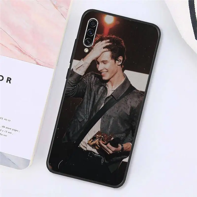 

shawn mendes famous singer Phone Case For Samsung galaxy S 9 10 20 A 10 21 30 31 40 50 51 71 s note 20 j 4 2018 plus