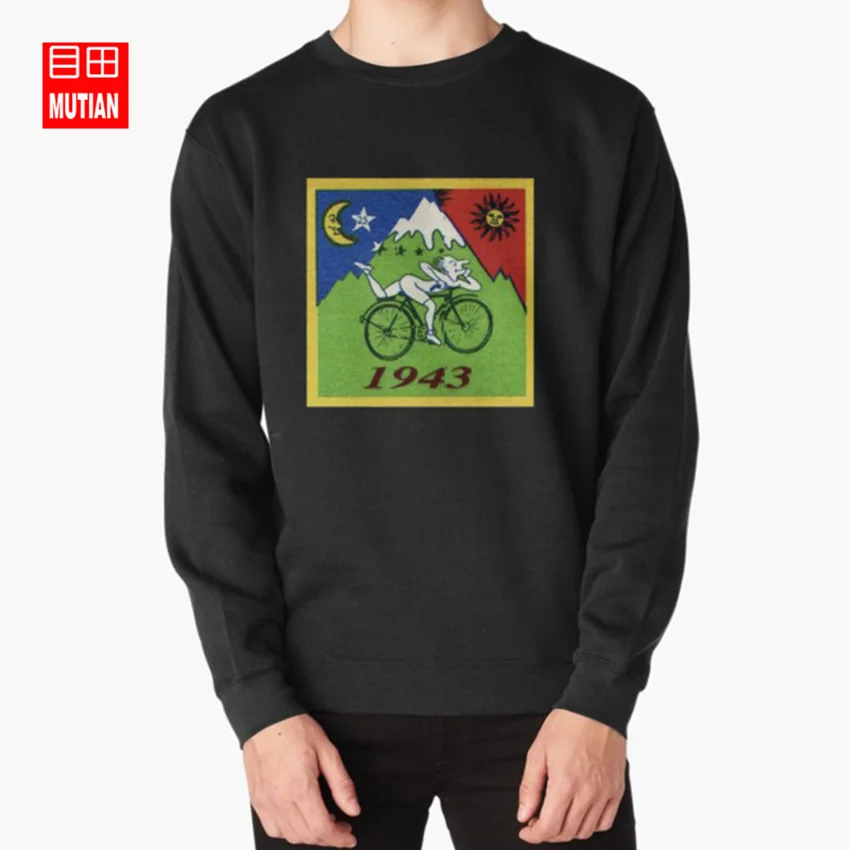 Альберт Хоффман LSD толстовки с капюшоном на день езды на велосипеде, толстовки с капюшоном, подарок в виде дэдхеда, подарок в виде дэдхеда хиппи