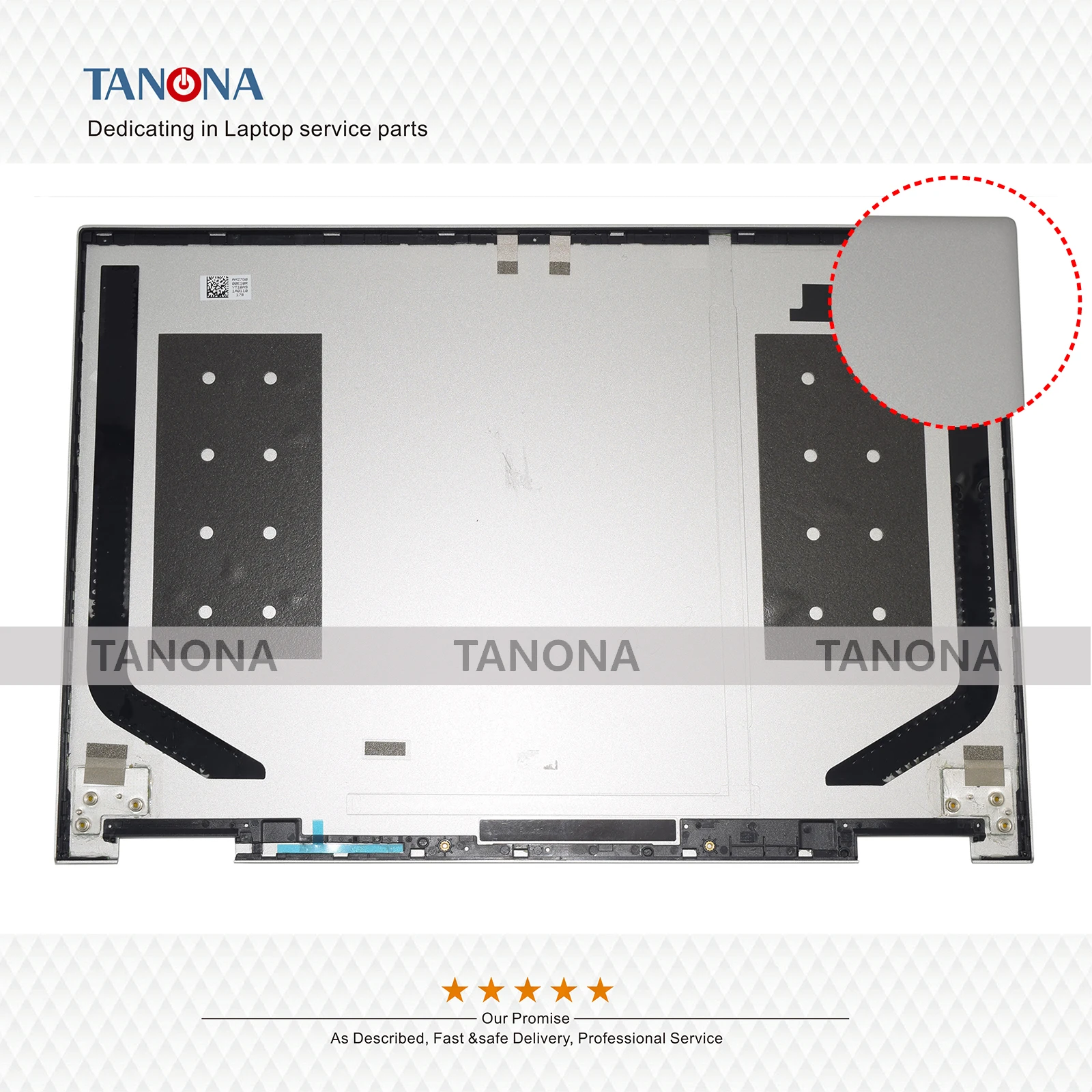 Новый серебристый чехол Orig 5CB0Q96461 AM27G000E10 для ноутбука Lenovo Yoga 730 15IK 15 верхняя крышка