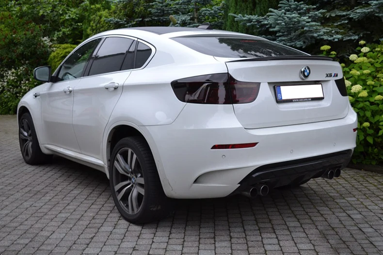 

Car Styling ABS X6 E71 Rear Spoiler Trunk Wing for BMW X6 E71 M-Performance Style