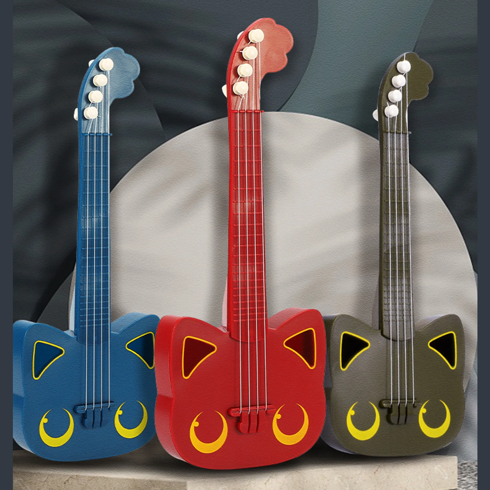 Игрушечный музыкальный инструмент детский Рождественский подарок мини-укулеле