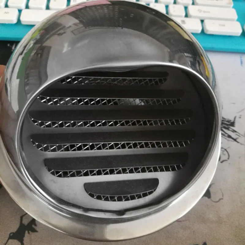 Stainless Steel Ventilation Exhaust Grille Outlet Waterproof Heating Cooling Cap Wall Ceiling Air Ducting Cover Vents | Дом и сад