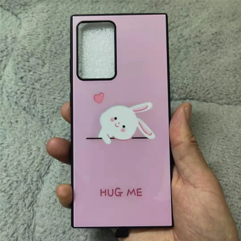 oem customized diy call led flash phone cover for samsung galaxy note 8 note 9 note 10 pro plus note 20 ultra temper glass case free global shipping