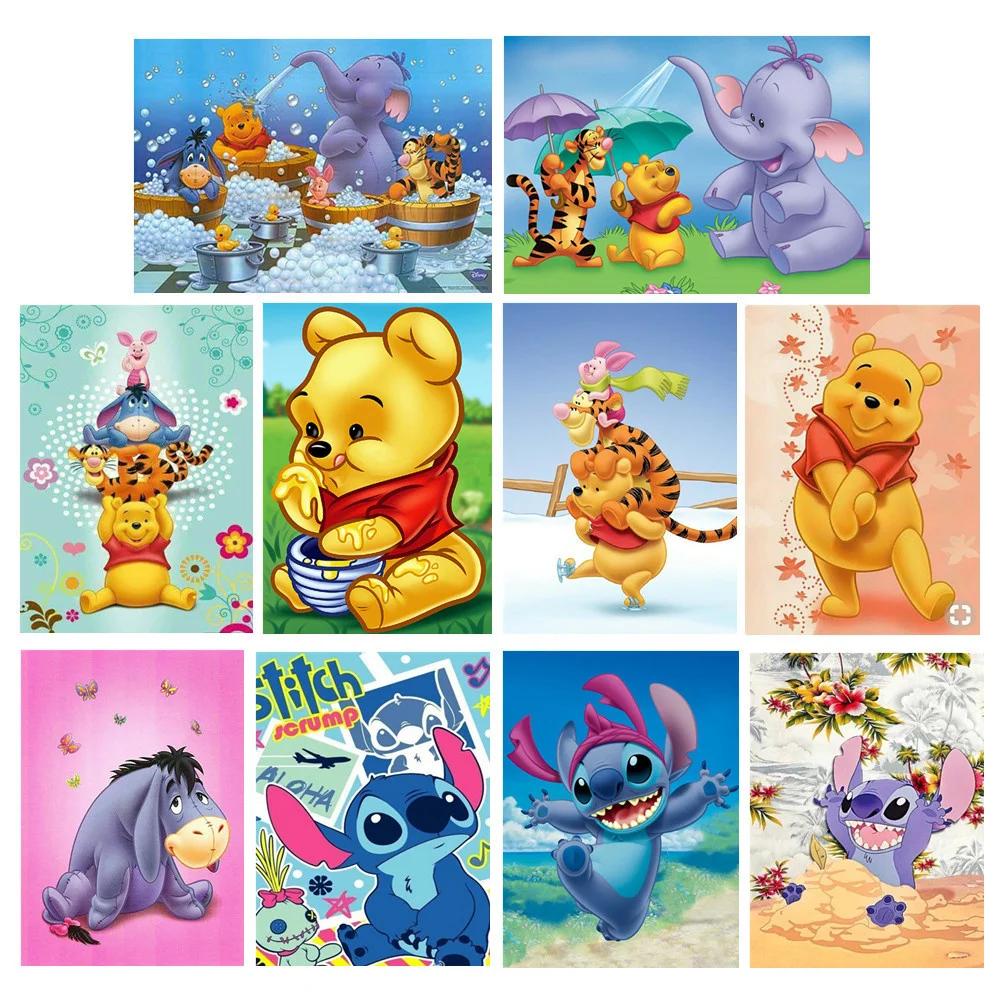 

5D draw animal circle drill full drill DIY cross stitch decorative painting 30 * 40cm for sale