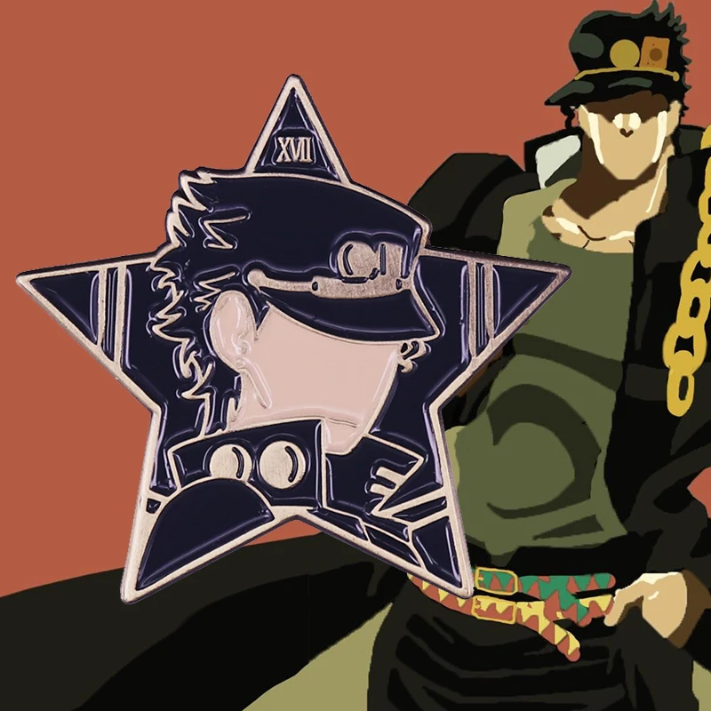 Эмалированная брошь в виде невероятных приключений Джоджо кудзё - купить по